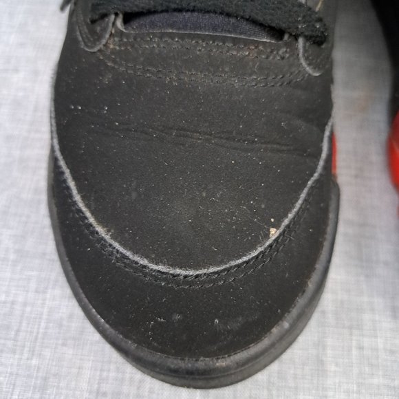 Nike Jordan 5 Retro Low Alternate 90 2016 819171-001 Black Red Size 10.5 - Picture 12 of 14